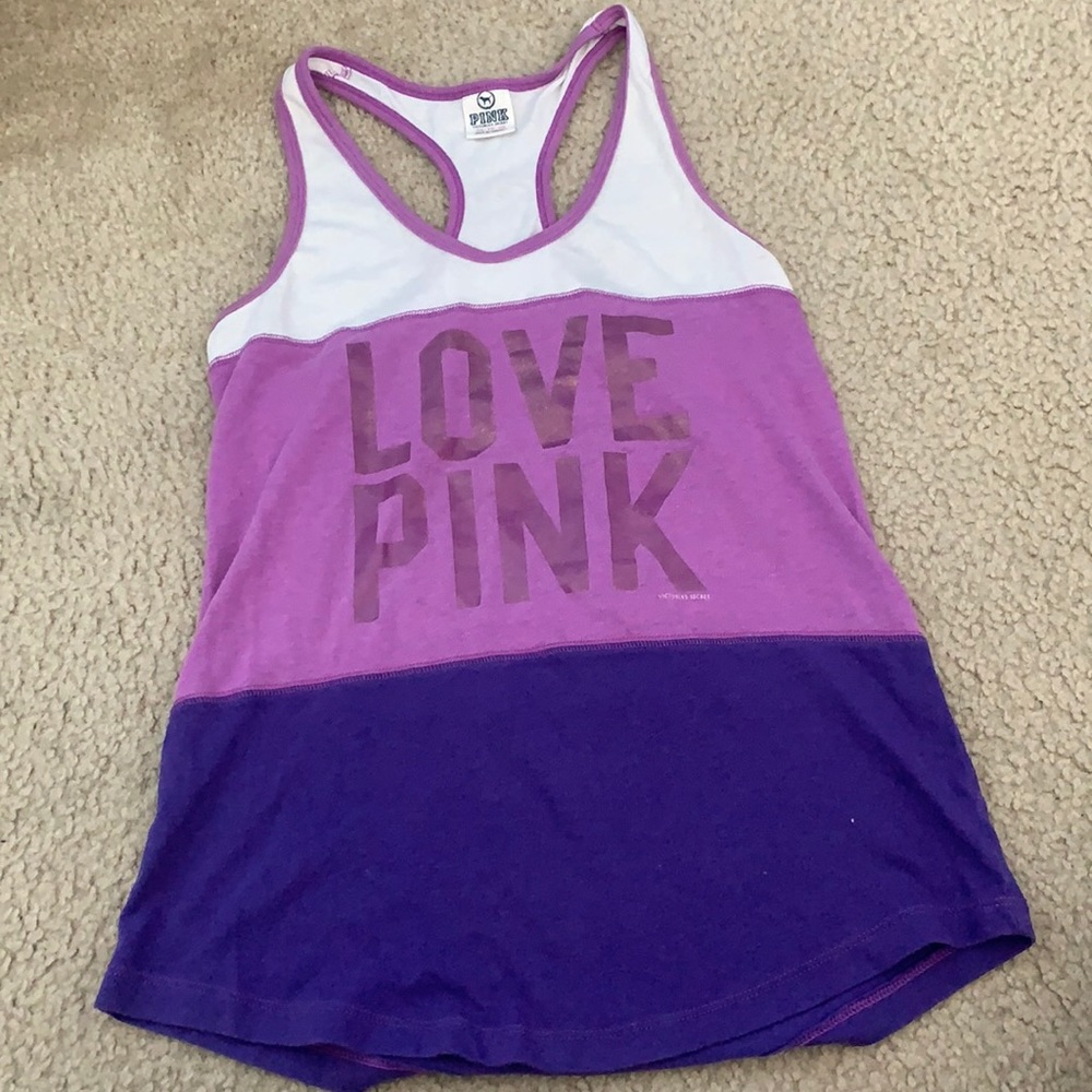 Victoria secret PINK razor back tank